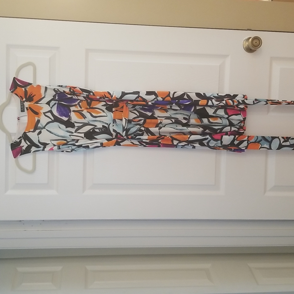Brand new Ralph Lauren dress size 2 with adjustable belt (removable)